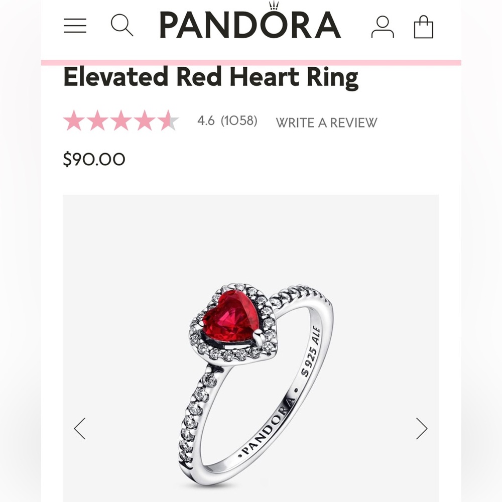 Red Heart Ring - image 1